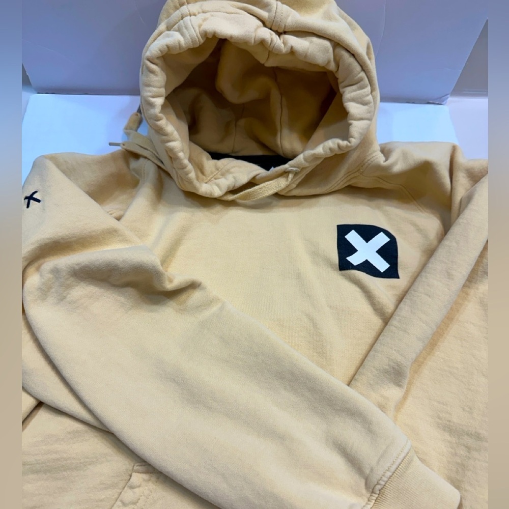 Blue banana light orange hoodie size medium